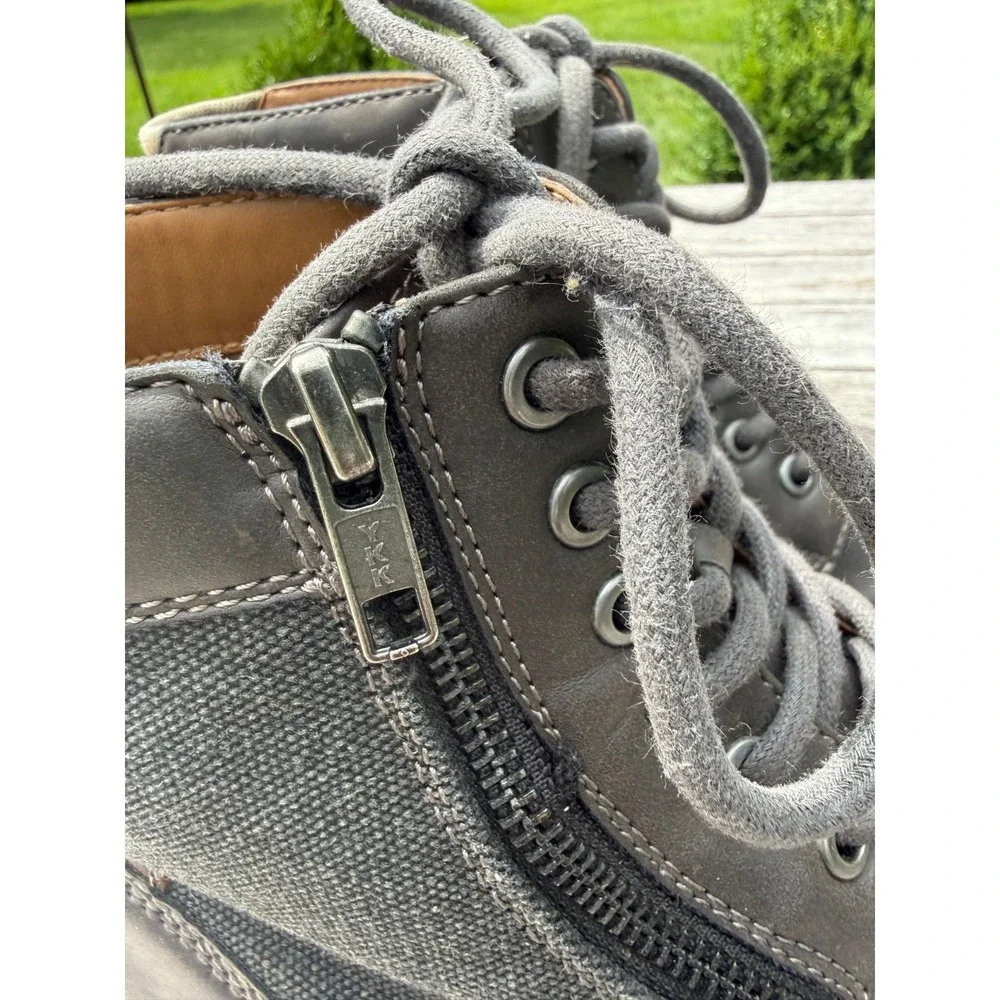 Sonoma Herring Men's Size 10M Brown Cap Toe Lace Up Side Zip Ankle Boots